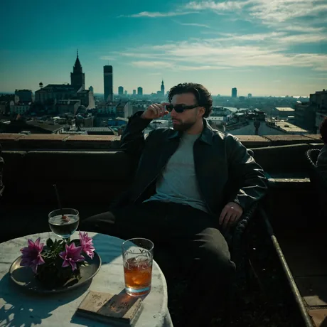 Le rooftop de Milan, verre à la main